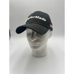 TaylorMade Golf Hat Black M5 TP5 Adjustable Performance Baseball Cap Mens OSFM